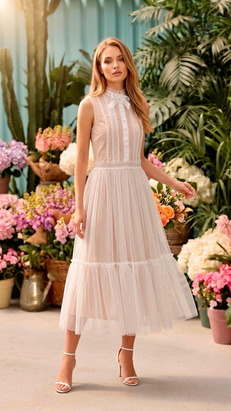Robe Fluide Romantique Aérienne Raffinée