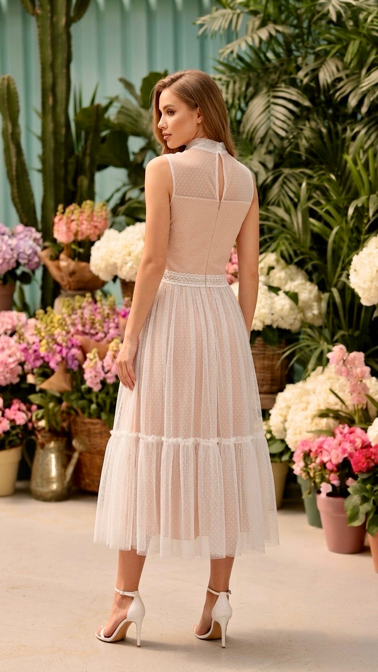 Robe Fluide Romantique Aérienne Raffinée