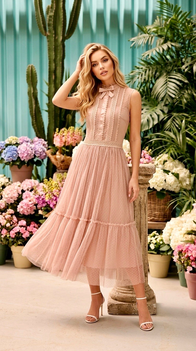 Robe Fluide Romantique Aérienne Raffinée