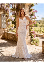 Robe Longue Sirène Bohème Chic Paillettes - Blanc