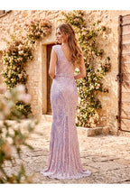 Robe Longue Sirène Bohème Chic Brodée – Élégance Couture - Rose