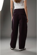 Jean Large Baggy Ballon - Brun foncé
