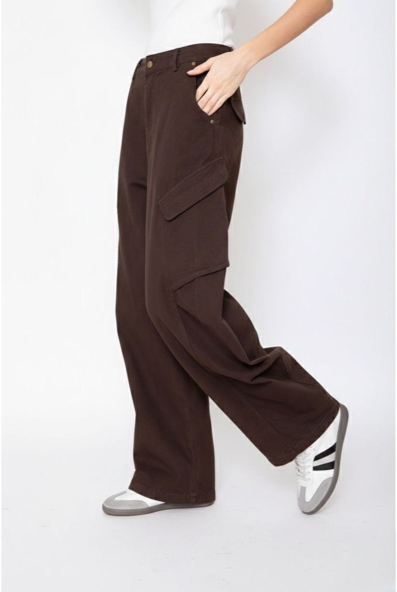 Jean Large Baggy Ballon - Brun