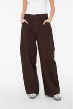 Pantalon Jean Cargo Street Style - Brun