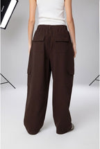 Pantalon Jean Cargo Street Style - Brun