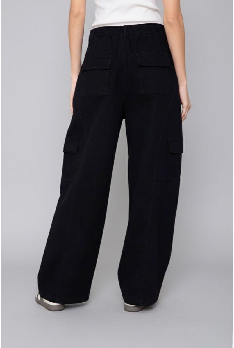 Pantalon Jean Cargo Street Style - Noir