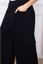 Pantalon Jean Cargo Street Style - Noir