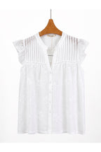 Blouse Lina brodée - Blanc