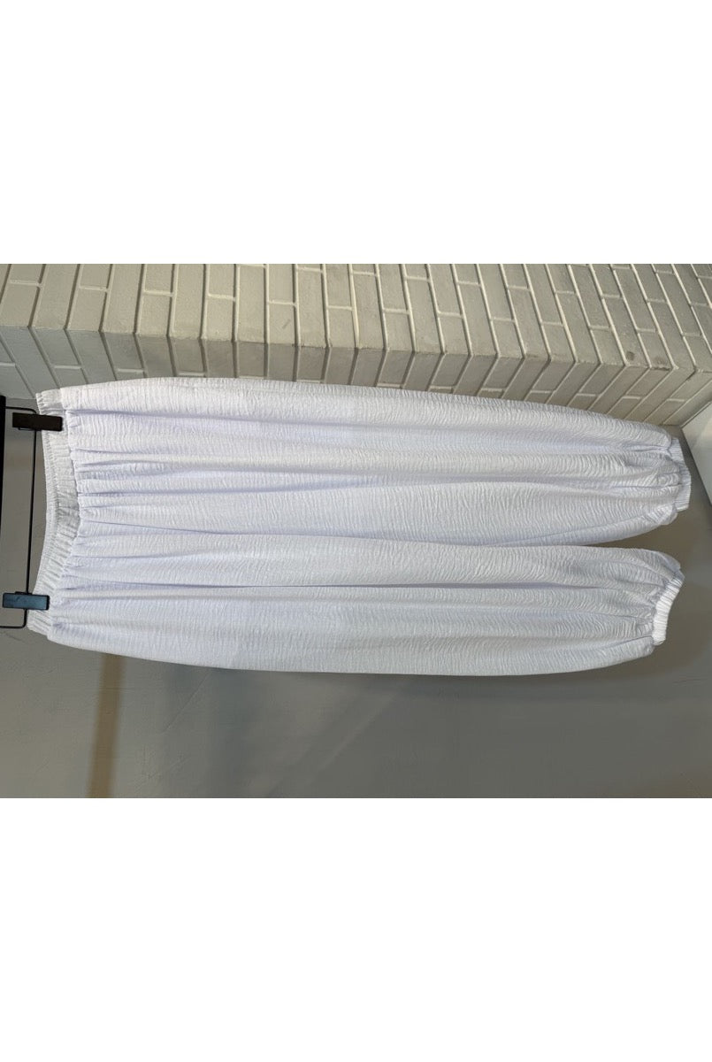 Pantalon Bohème Fluide Lora Confort Estival - Blanc